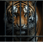 tigre dans une cage