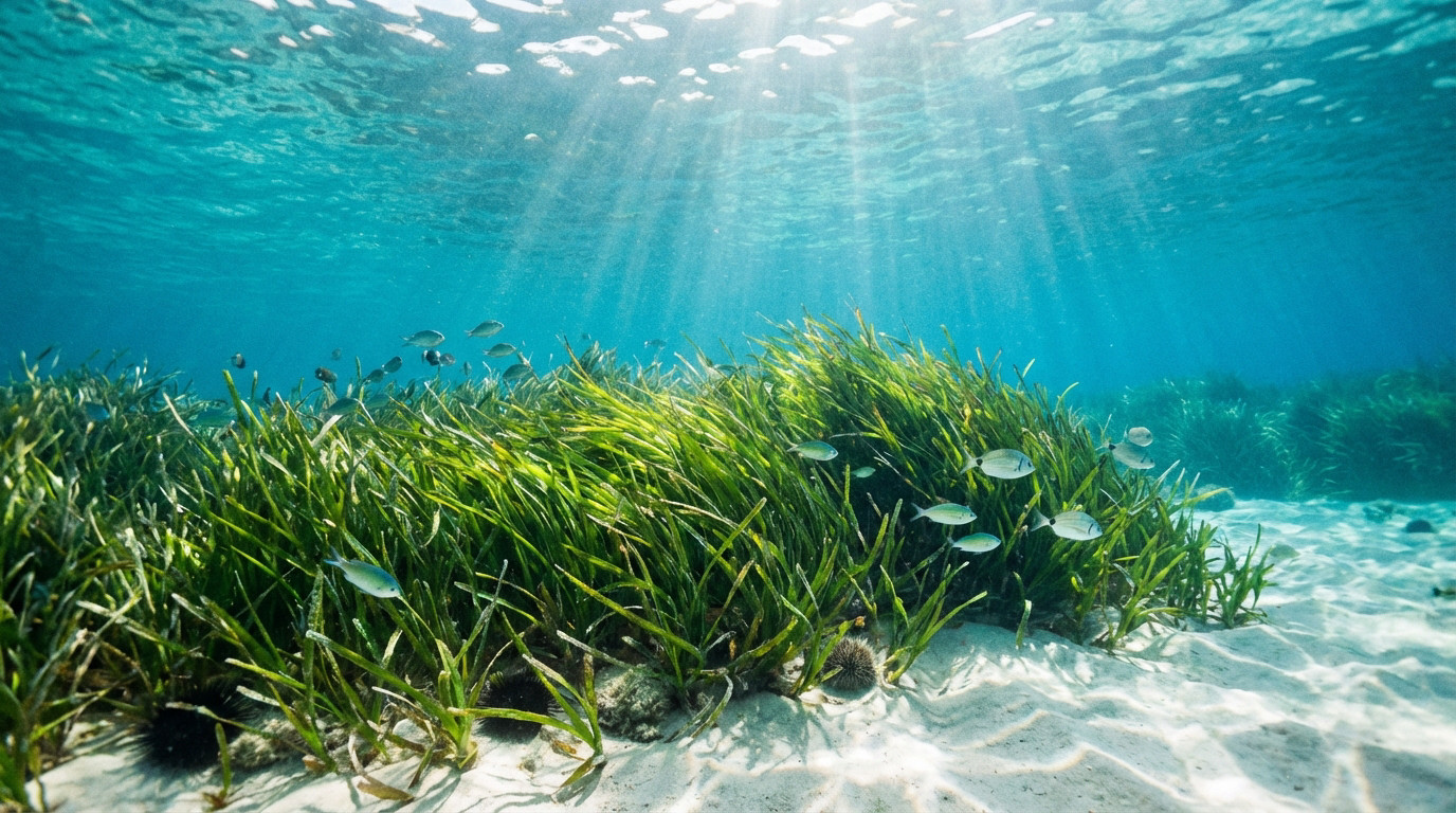 Protection posidonie Baléares : le combat pour sauver le poumon de la Méditerranée Posidonia Meadow Mediterraneans Underwater Lung