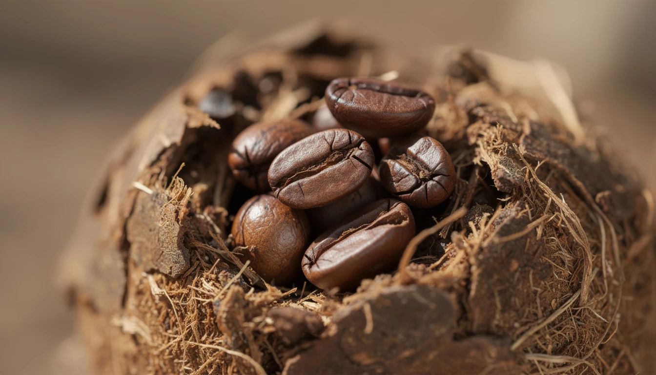 À la découverte du café digéré par un éléphant : entre curiosité et luxe Café digéré par éléphant